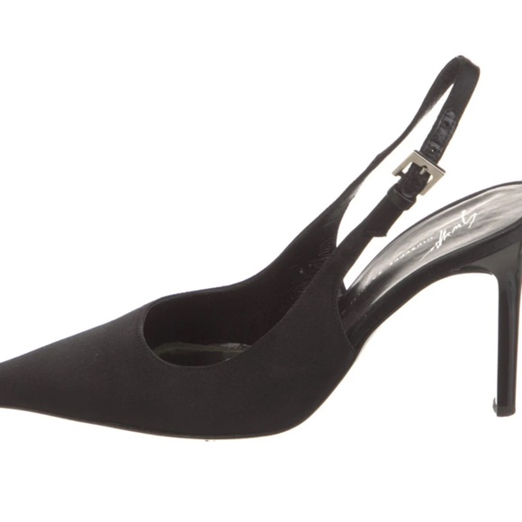 Giuseppe Zanotti Satin Slingback Pumps - Picture 2 of 5